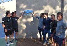Inauguraron la primera cancha de pelota paleta municipal