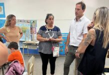 Juntos recorrió obras y escuelas rurales con críticas al oficialismo