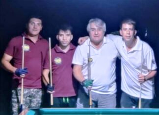 Cuatro suipachenses integraron equipo Campeón de pool Bola 8