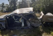 VIOLENTA COLISION EN RUTA 5: DOS HERIDOS