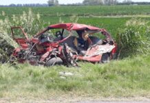 Camionero mercedino protagoniza accidente en San Antonio de Areco