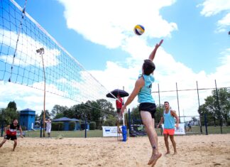 El camping del Club Comercio volvió a vibrar con el beach vóley