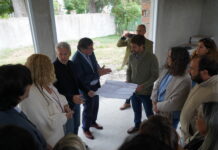 El ministro de Educación bonaerense recorrió obras y concretó anuncios en Mercedes