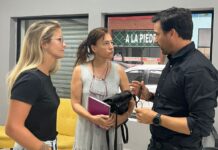 Juntos desarrolló actividad con funcionario de Rodríguez Larreta