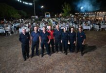 Gran apoyo para Bomberos en la cena a beneficio