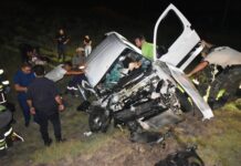 ACCIDENTE EN RUTA 5: CUATRO HERIDOS