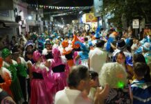 La calle 25 fue una gran fiesta de carnaval