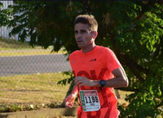 Martín Moras en los 10 Km de Vicente López