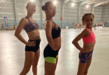 Patinadoras del Club Mercedes en distintas competencias