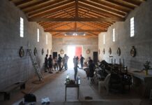 Obra en instalación eléctrica de la Capilla de Barrio San Martín