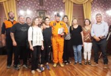Reconocimiento del HCD para rescatista mercedino