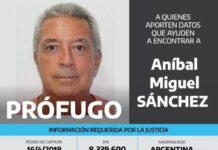 El Gobierno nacional ofrece $ 5 millones de recompensa por un represor prófugo
