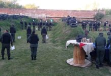 Gendarmes reciben formación en el predio del Tiro Federal