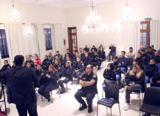 Valiosa capacitación para agentes de seguridad