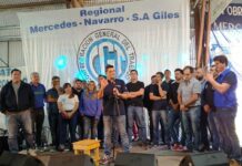 Importante acto cegetista con fuerte mensaje de unidad
