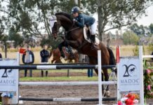 María Silvina en el Club de Equitación Bahía Blanca