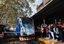 Emoción en La Trocha: comenzó a funcionar el tren Mercedes-Jofré