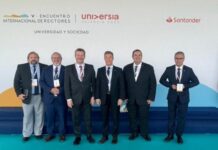 Panessi participó de encuentro de rectores en España