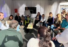 Dirigentes opositores se reunieron con representantes del agro en Suipacha