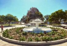 Con la recuperación de su fuente la plaza del Hospital está a punto de concluir las obras de remodelación