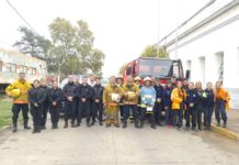 Simulacro de evacuación en la Unidad 5 con participación de distintos organismos