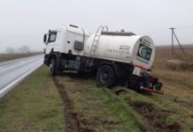 Vuelcos y despistes en Ruta 5: mujer policía con tareas en Mercedes lesionada