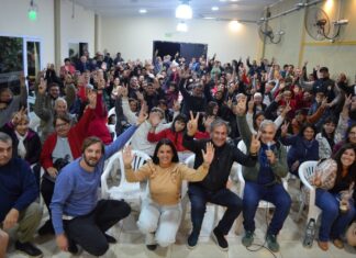El Frente de todos se reunió para apoyar la candidatura de Mancini