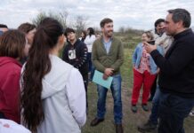 Ustarroz y Cabandié firman adhesión a programa que fomenta las reservas municipales