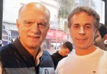 Mosso se muestra con Grindetti y fortalece sus intenciones