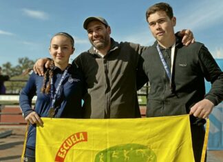 Juana y Esteban, de nuevo en el podio