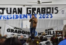 Grabois hizo base en Mercedes con un importante respaldo
