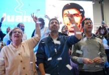 Importante convocatoria de Juani Ustarroz en el acto del club Estudiantes