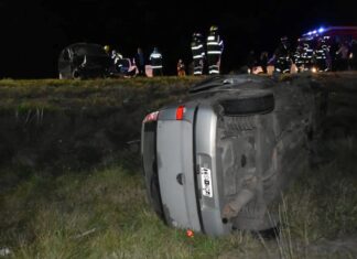 Colisión sobre Ruta 5, entre Suipacha y Chivilcoy