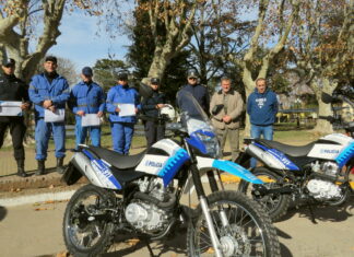 Dos nuevas motos para la Policía Comunal