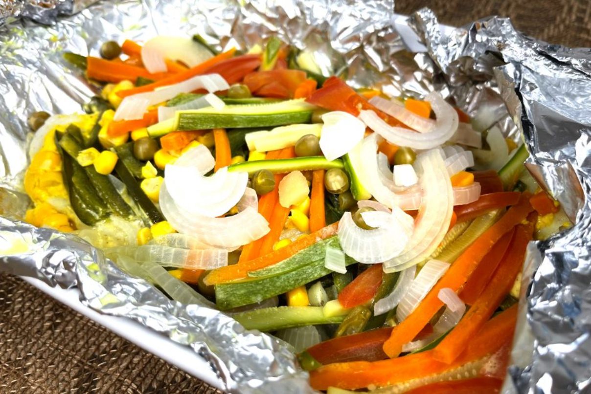 Receta 31 de julio de 2023 - Papillote de pescado con vegetales
