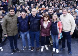 Encuentro de Federico con Patricia Bullrich en dos actos