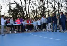 Se inauguró la pista de patín en predio del ex Martín Rodriguez