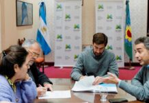 El Municipio firmó convenios con la Secretaría Nacional de Niñez