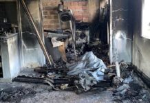 Incendio de vivienda: sin heridos, pero importantes daños materiales