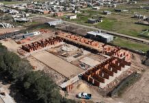 El Casa Activa sobre el ex Acceso Sur muestra un buen avance de obra