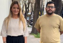 Avelar y Ruiz realizaron una recorrida y visitaron comerciantes