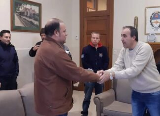 Reconocimiento al bombero reservista Javier Ferreira
