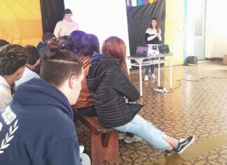 El equipo del área de Género brindó talleres en las escuelas