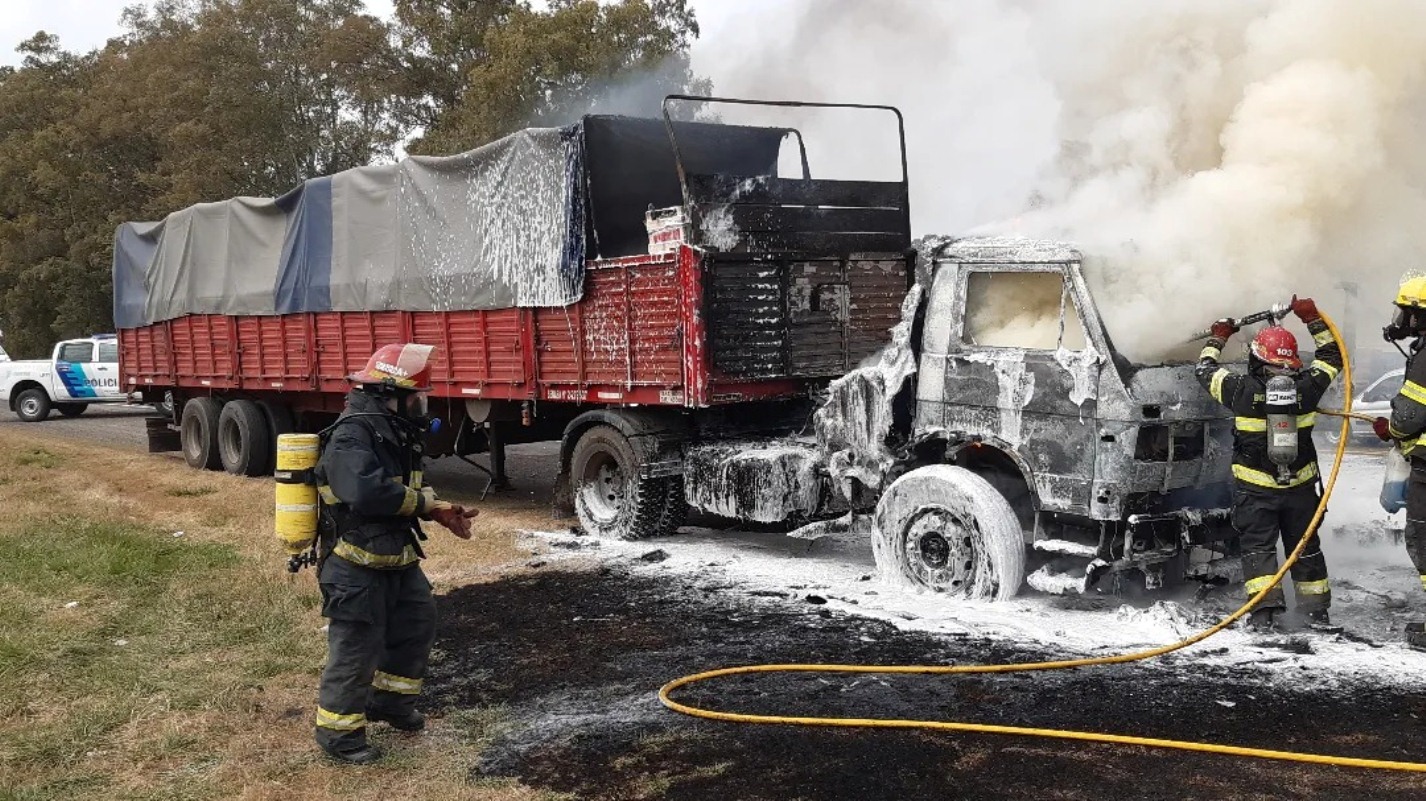 Jorge Lasala - Incendio de camion 9