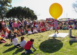 Los niños y niñas de Suipacha y Rivas tuvieron su gran festejo