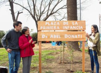 La plaza de la primera infancia lleva el nombre del Dr. Abel Donati