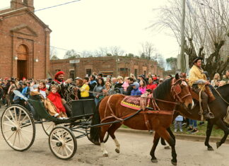 Una multitud disfrutó de las patronales de Rivas