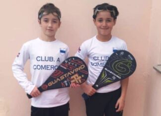 Pequeños pelotaris en torneo provincial