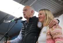 Néstor Grindetti pasó por Mercedes para ser parte de encuentro regional de Mujeres