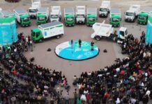 Mercedes recibió otro camión para el área de Ambiente